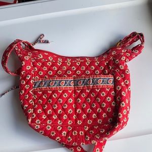 Vera Bradley Red shoulder purse